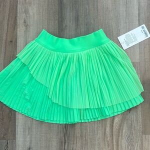 LIME GREEN LULULEMON SKIRT
